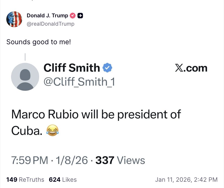 Trump Truth Social Post